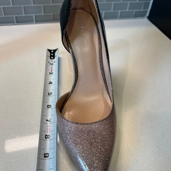BCBeneration Size 10 Pink Glitter and Black 4” heels Worn twice - Picture 5 of 16